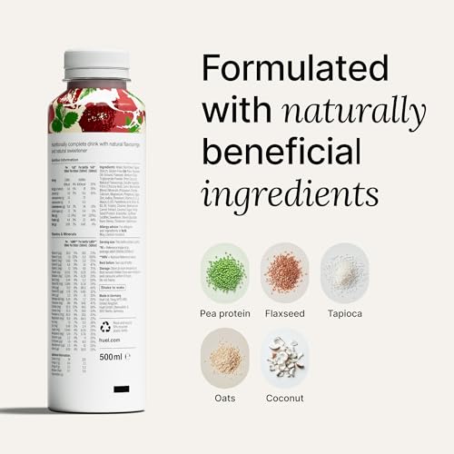 Chocolate Meal Replacement Drink, High Protein, Plant Based, 16.9 Fl Oz (12 Pack) T510