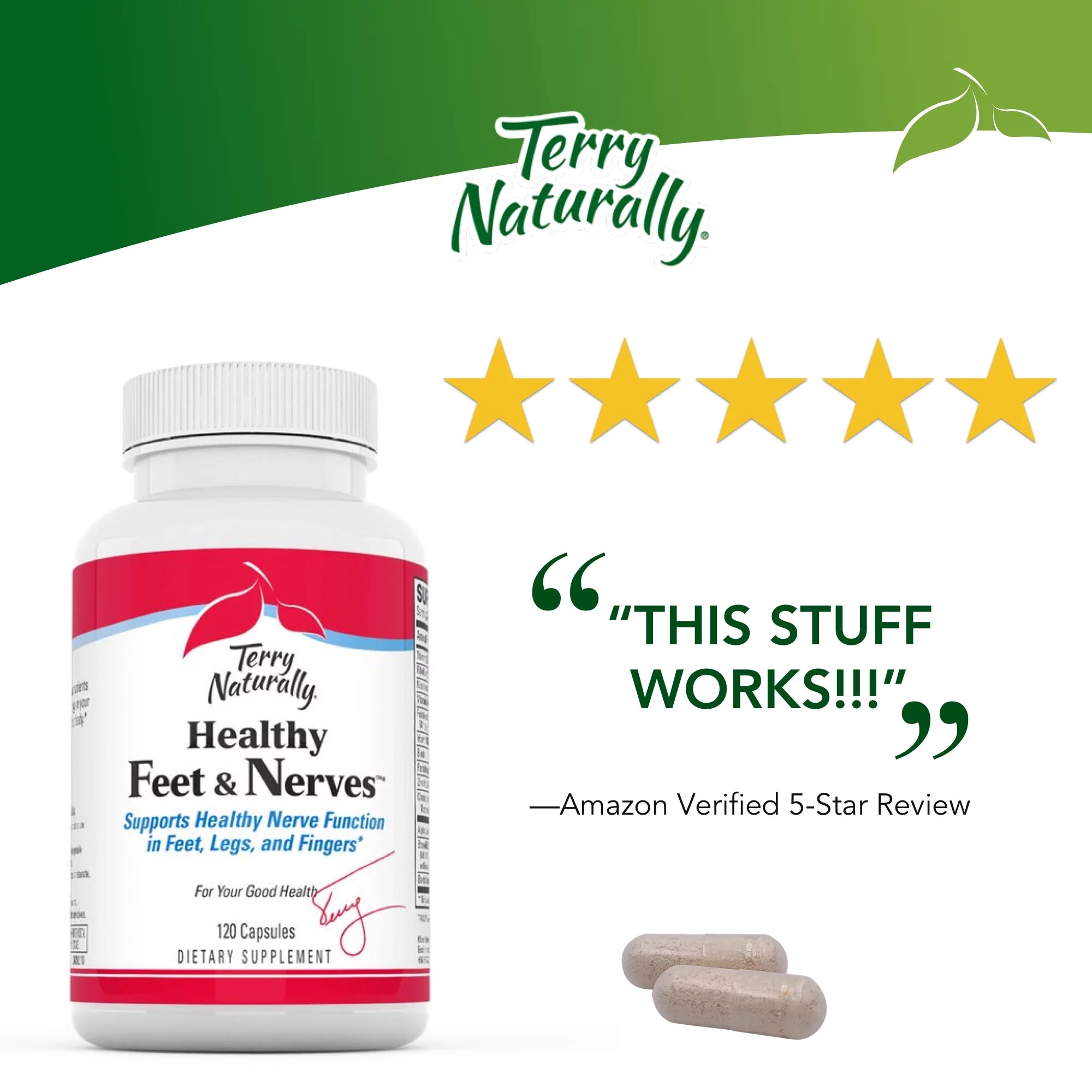 Healthy Feet & Nerves - 120 Capsules V739