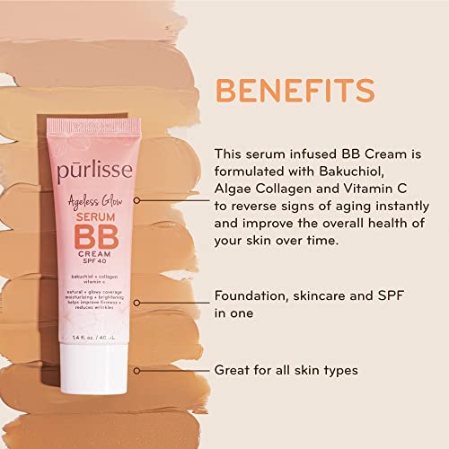 BB Cream SPF 40 with Collagen, Light 1.4oz T674760