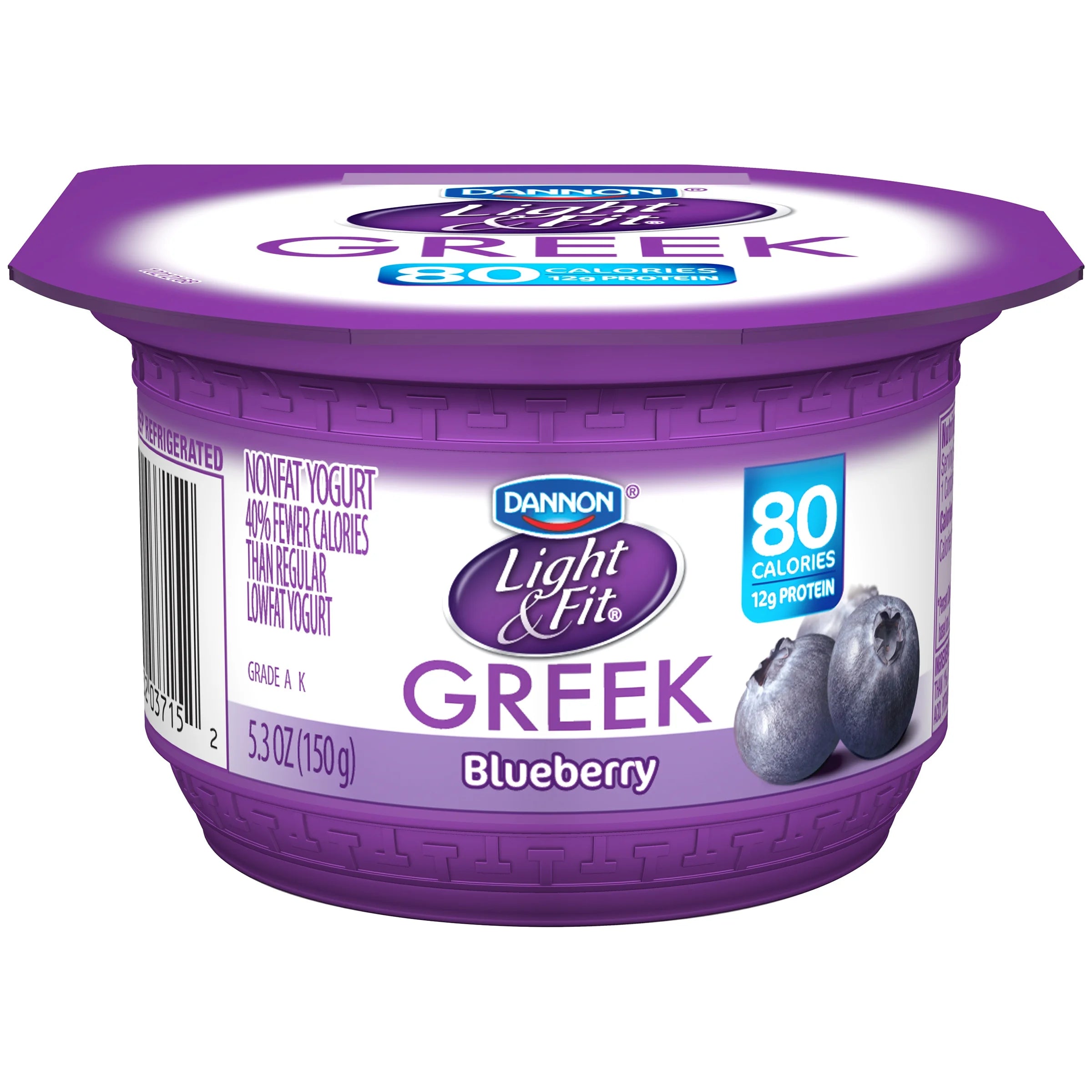 Strawberry & Blueberry Nonfat Greek Yogurt 5.3oz 12 pack F83082