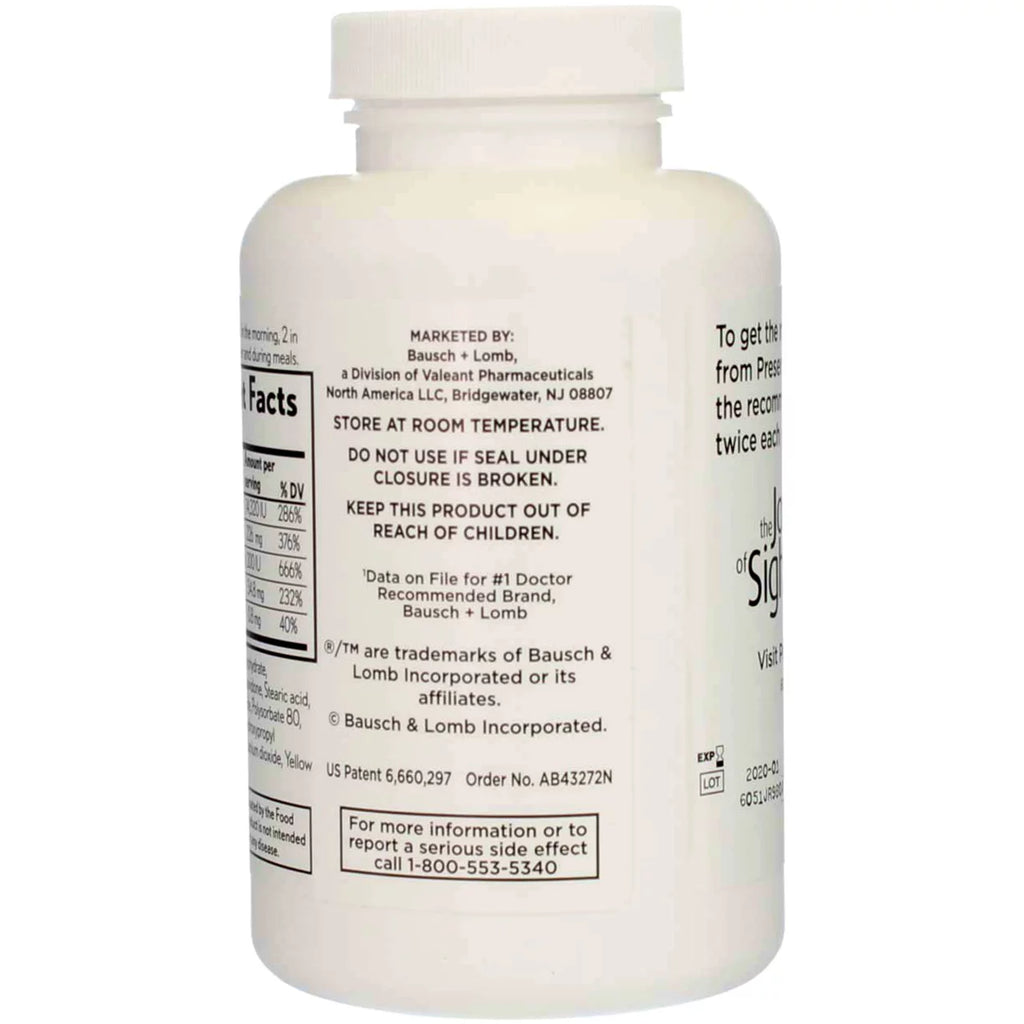 Ocuvite PreserVision Tablets 240 Count (Pack of 2) T209