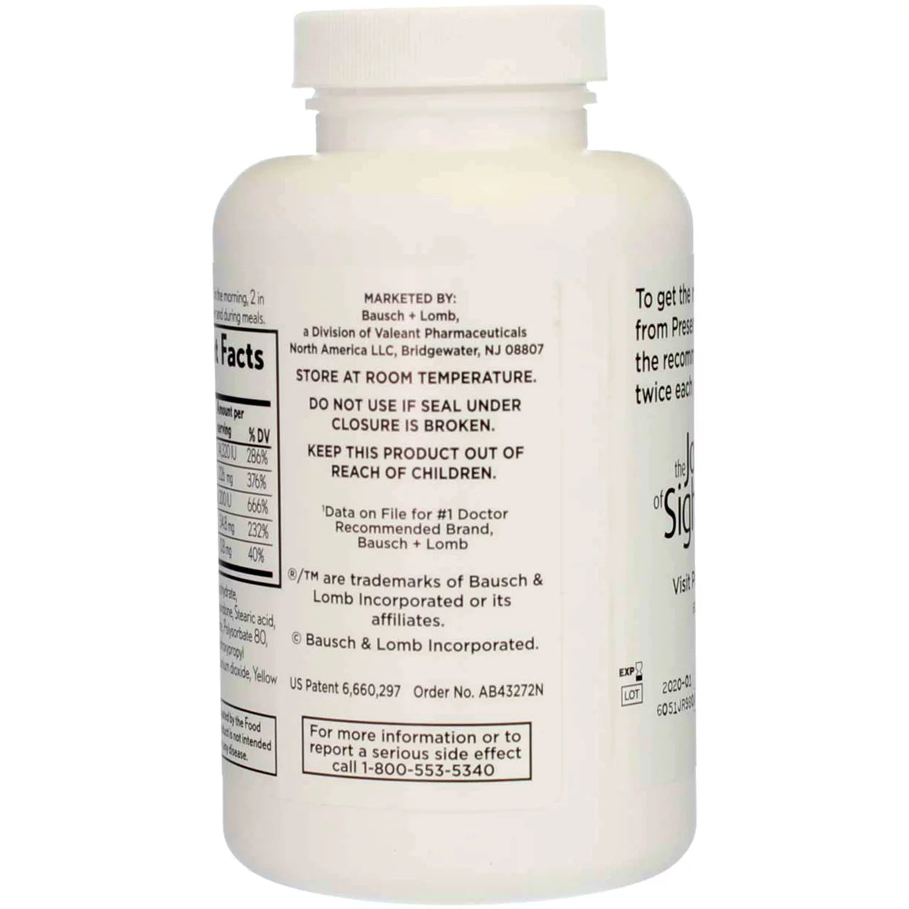 Ocuvite PreserVision Tablets 240 Count (Pack of 2) T209