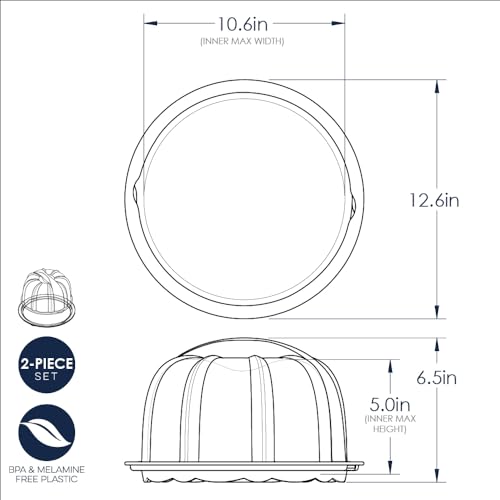 Clear Bundt Cake Keeper G717