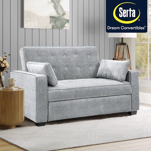 Convertible Sleeper Sofa, Queen Size, Navy Q5867