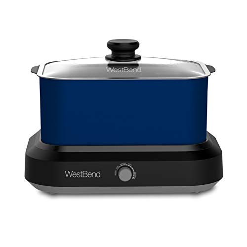 Slow Cooker 5-Quart Non-stick with Temperature Control and Travel Lid Y62016