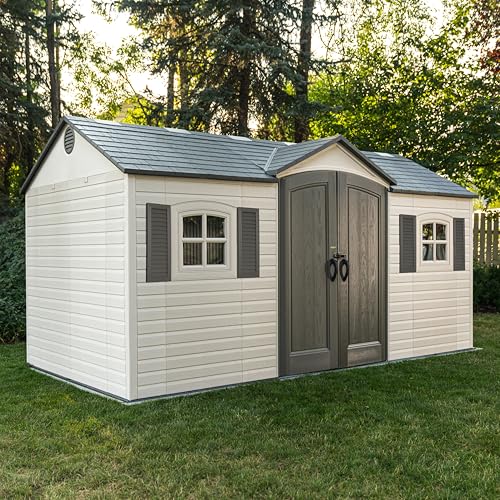 Outdoor Storage Shed, 15 x 8 Foot M918