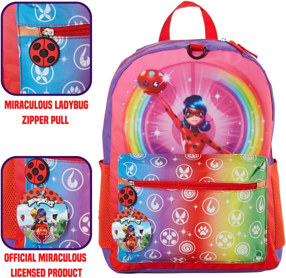 16 inch Girls Backpack Set with Lunch Bag, 5 Piece Z6513