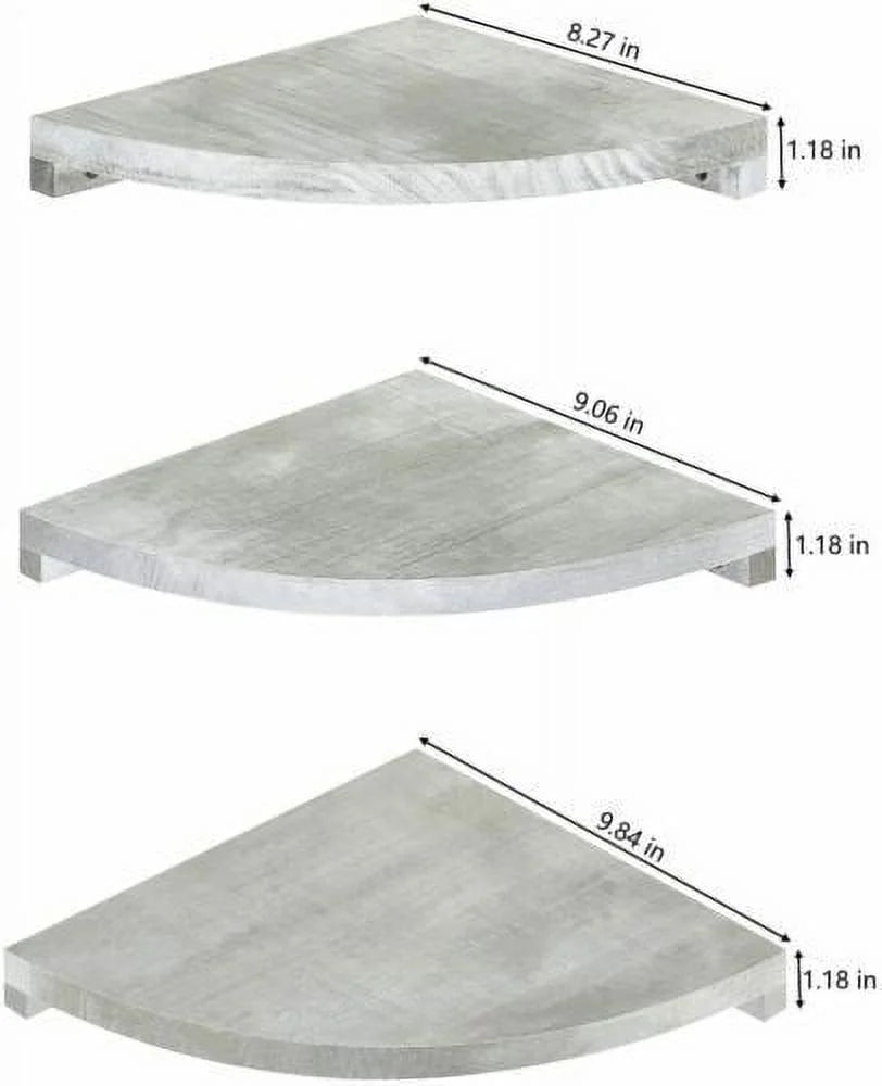 Floating Wall Shelves Set of 3 O532