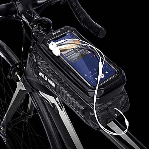 Waterproof Bicycle Front Frame Bag with Touch Screen Phone Holder A3953
