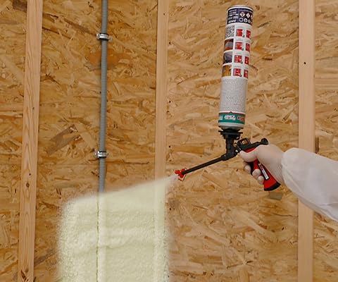 Spray Foam Insulation Kit for Walls & Attic, Closed Cell Polyurethane, 20 Board Feet A3956