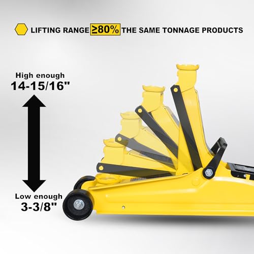 2.5 Ton Trolley Jack with Carrying Case Hydraulic Low Profile Floor Jack for Cars C877326