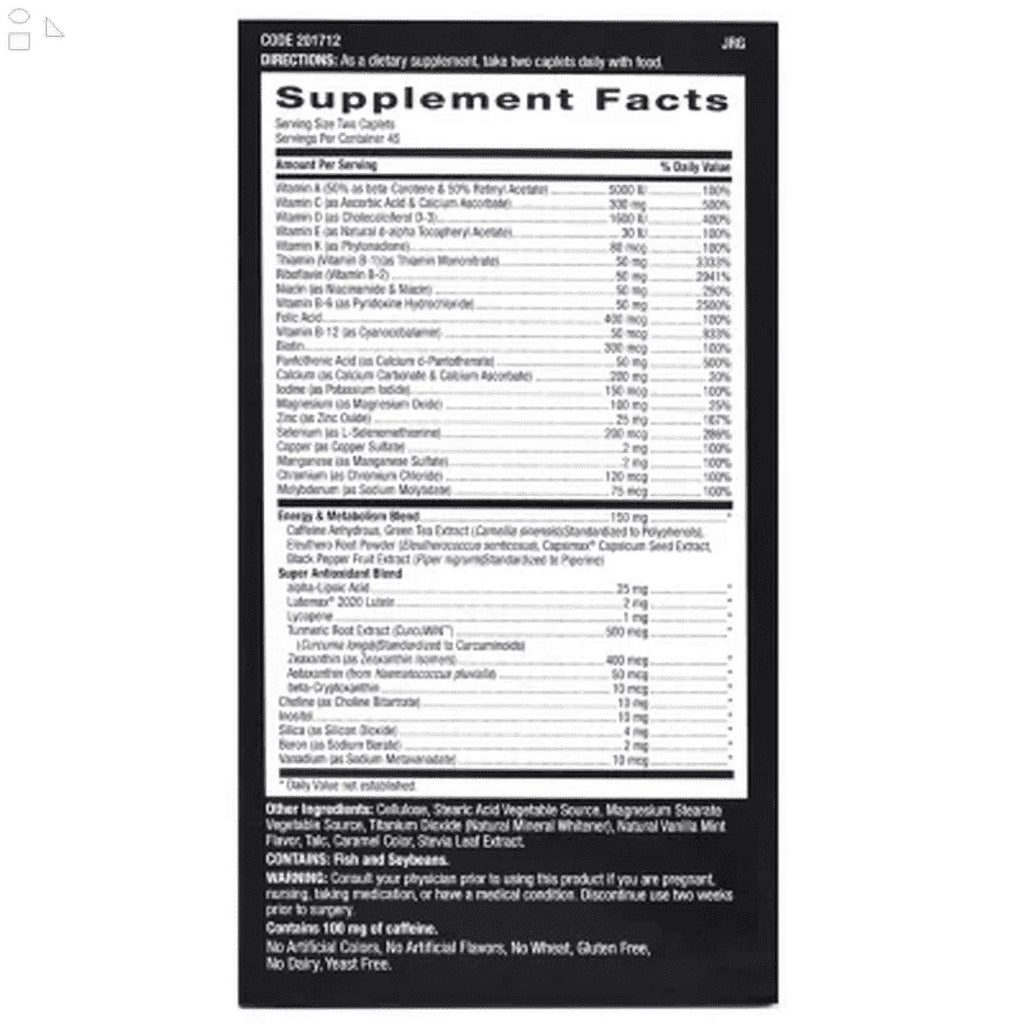 Mega Men Energy & Metabolism Multivitamins (180 Ct.) T490745