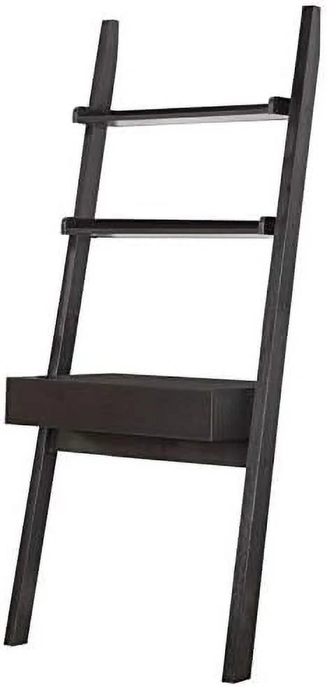 Wall Leaning Ladder Writing Desk Cappuccino A35105