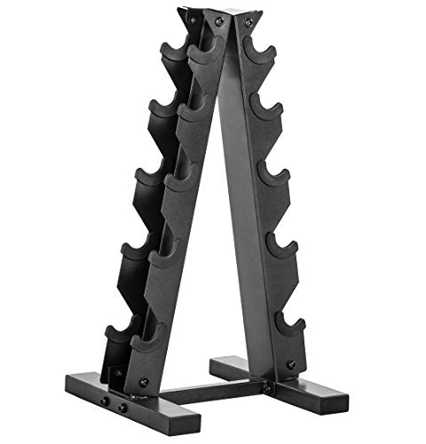 150 LB Dumbbell Set with Rack V1128