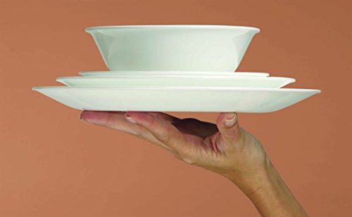 Winter Frost White Glass Luncheon Plate, 6-Pack Q326