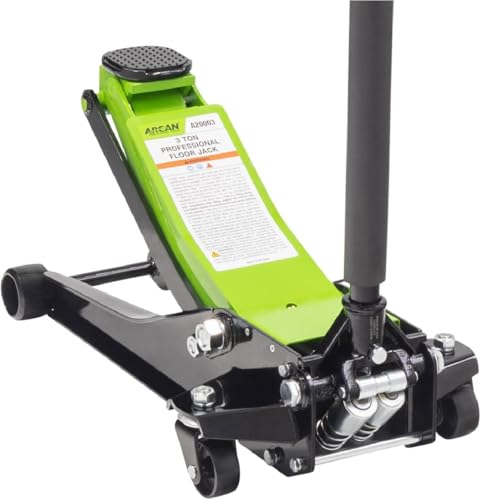 3-Ton Quick Rise Aluminum Floor Jack with Dual Pump Pistons P546655