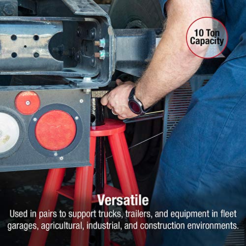 10-Ton Pin Type Jack Stands, Pair I9664
