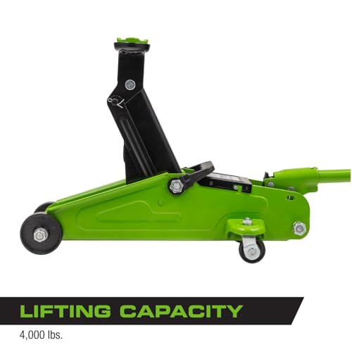 3-Ton Quick Rise Aluminum Floor Jack with Dual Pump Pistons P546655