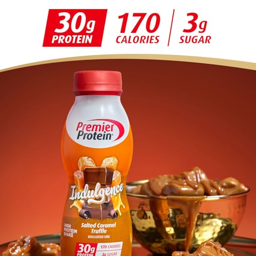 Protein Shake, 30g Protein, Salted Caramel Truffle, 11.5 fl oz, Pack of 12 T30184