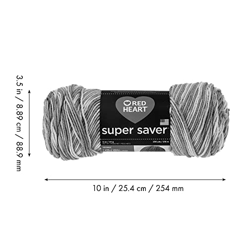 Striped Acrylic Yarn 3-Pack for Knitting and Crochet N15148