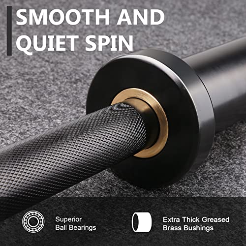 Loadable Dumbbells Pairs with Olympic Bar, Heavy Duty for Strength Training N36706