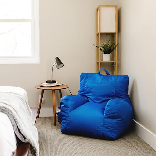 Dorm Bean Bag Chair with Drink Holder and Pocket, 3 feet R2503