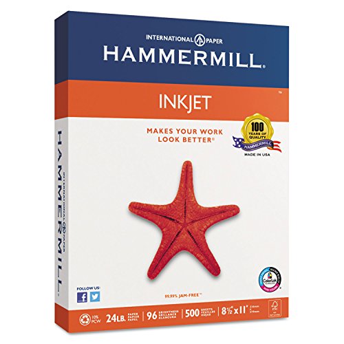 Printer Paper 24 Lb, 8.5 x 11, 5 Ream (2,500 Sheets) M447744