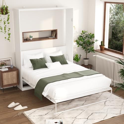 Twin Murphy Bed with Charging Station and Drawer R7073