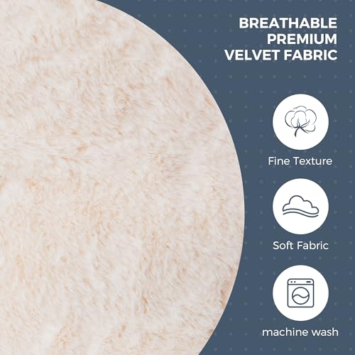 Giant Bean Bag Chair Bed for Adults, Convertible Floor Sofa Mattress R473823