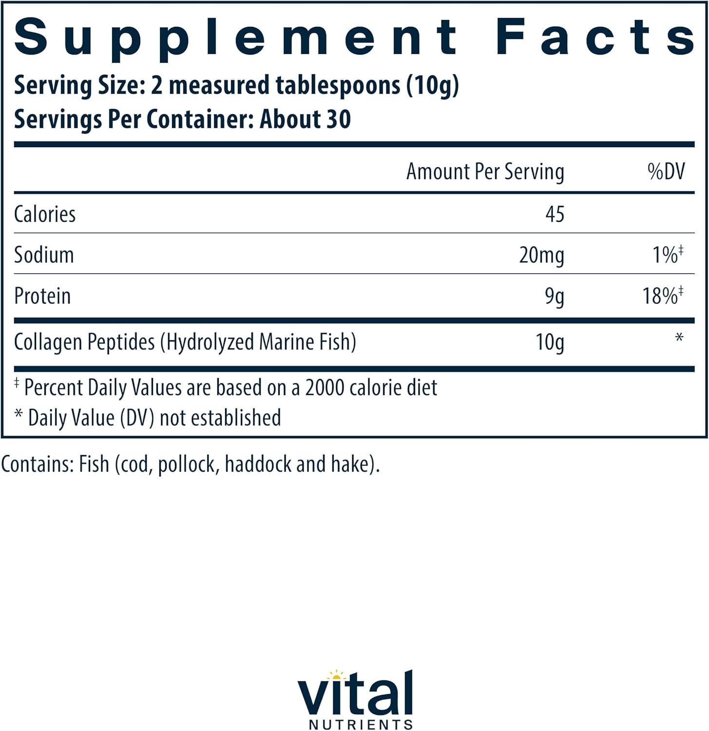 Marine Collagen Powder Unflavored, Type I & III, for Hair Skin Nails and Joints, 60 Capsules U552683