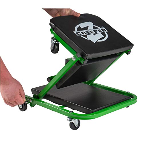 Mechanic Creeper 300 Lbs Black/Green J478