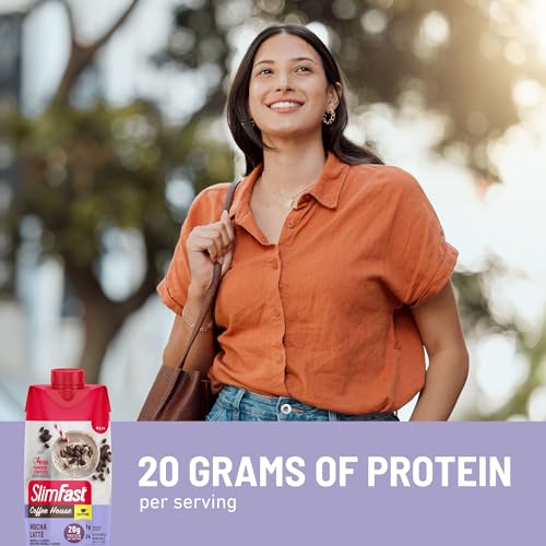 Protein Shake, Chocolate, 20g Protein, Meal Replacement, 12 Count B226310
