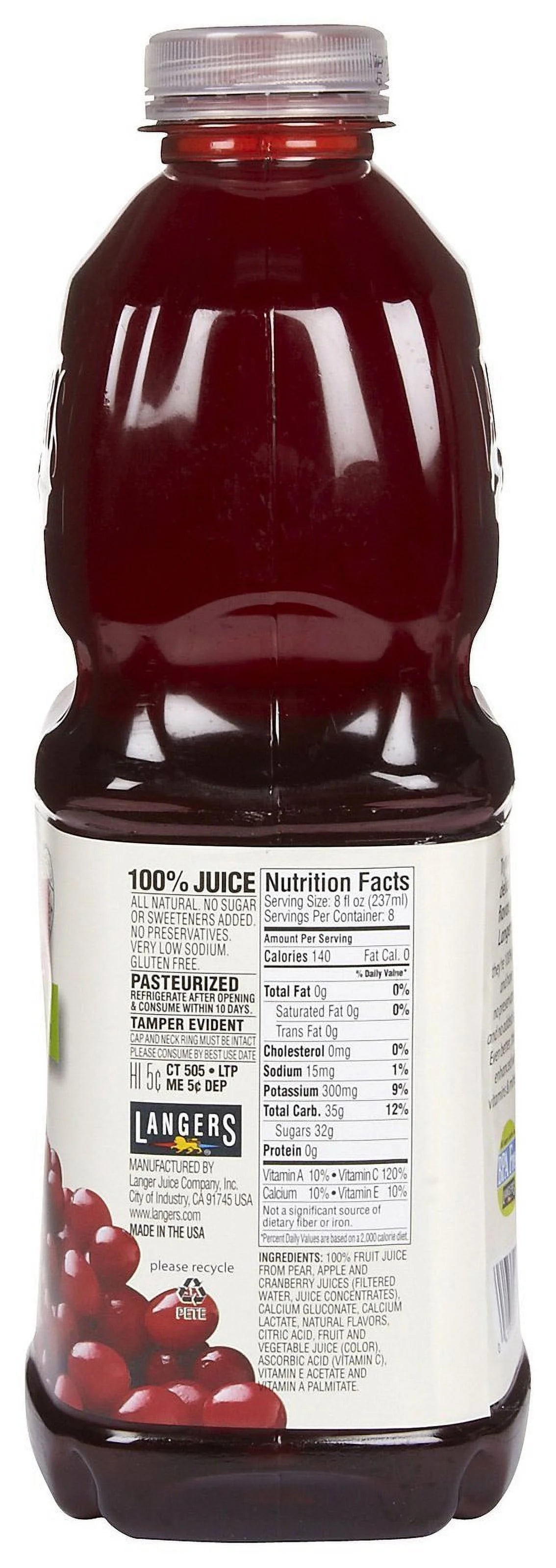 Cranberry Plus Juice 64 oz Bottle, Pack of 24 K553787