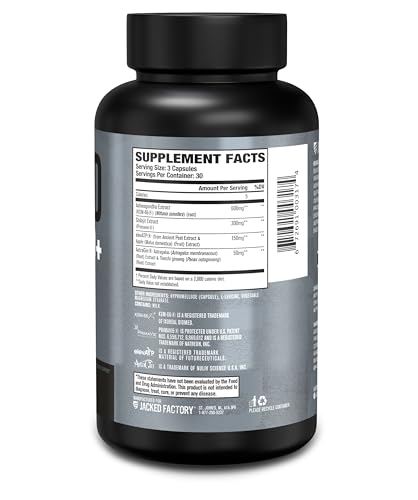 Daily Muscle Builder Supplement for Strength & Growth - 60 Veggie Pills U9496