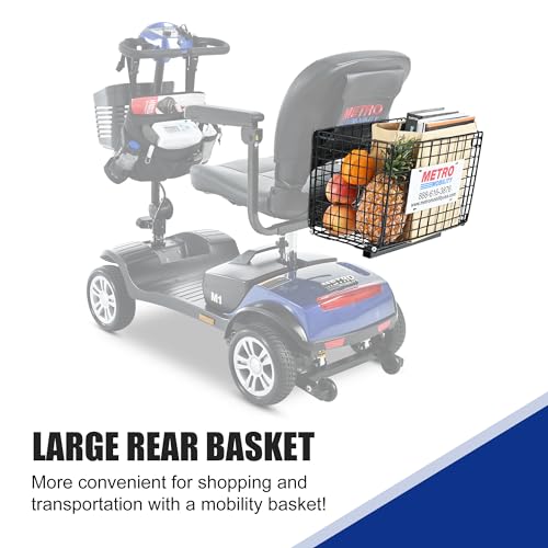 Folding Electric Mobility Scooter, 10 Mile Range, 300 lbs Capacity I398326