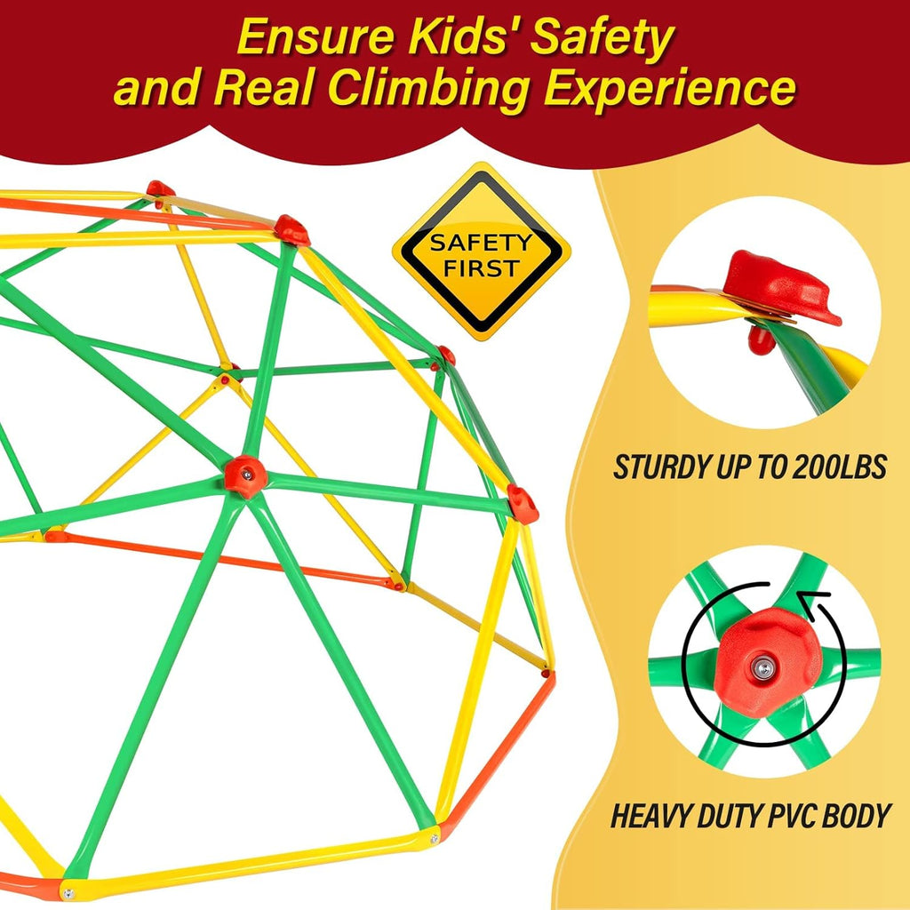 Geometric Dome Climber for Kids Outdoor Jungle Gym U729