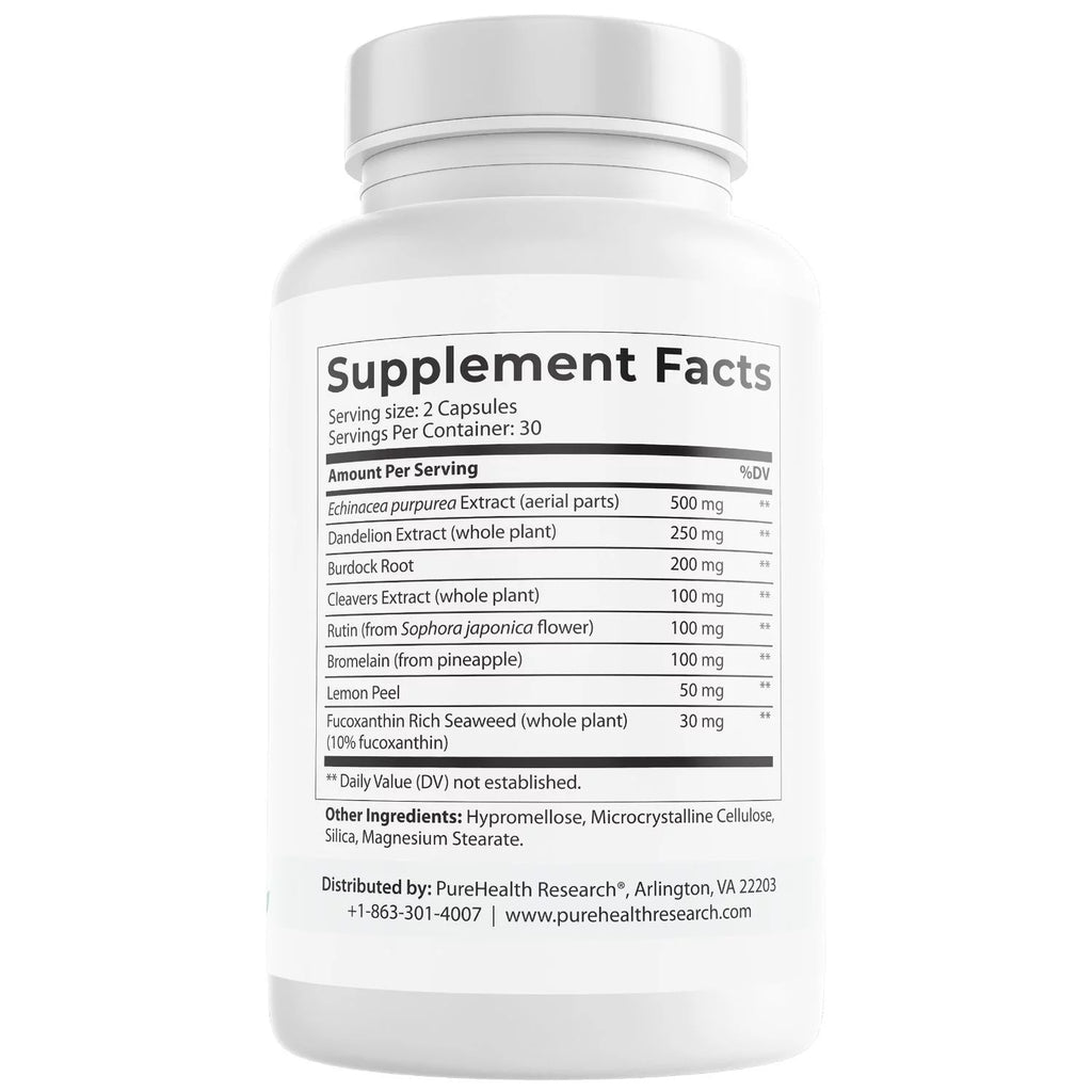 Lymphatic Supplement to Reduce Swelling P66997