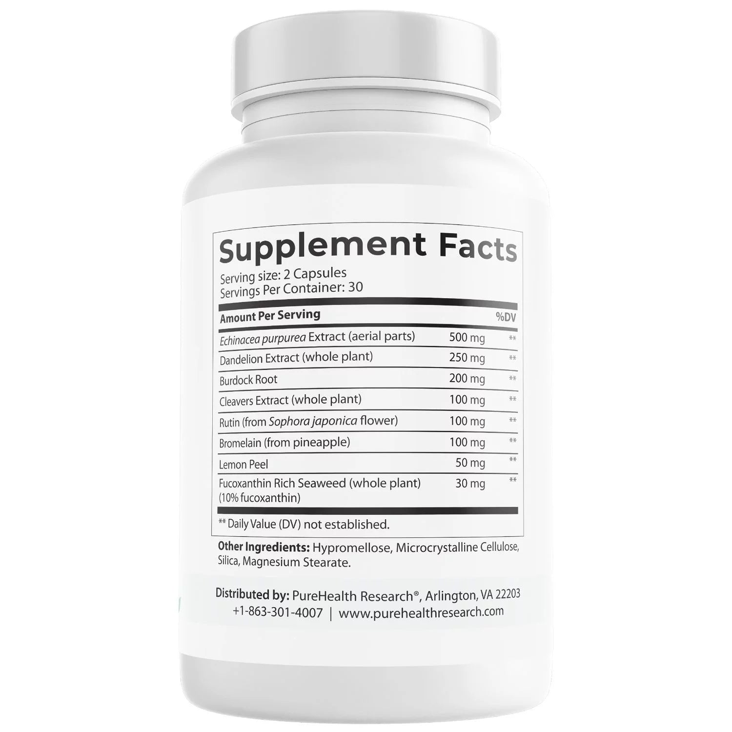 Lymphatic Supplement to Reduce Swelling P66997