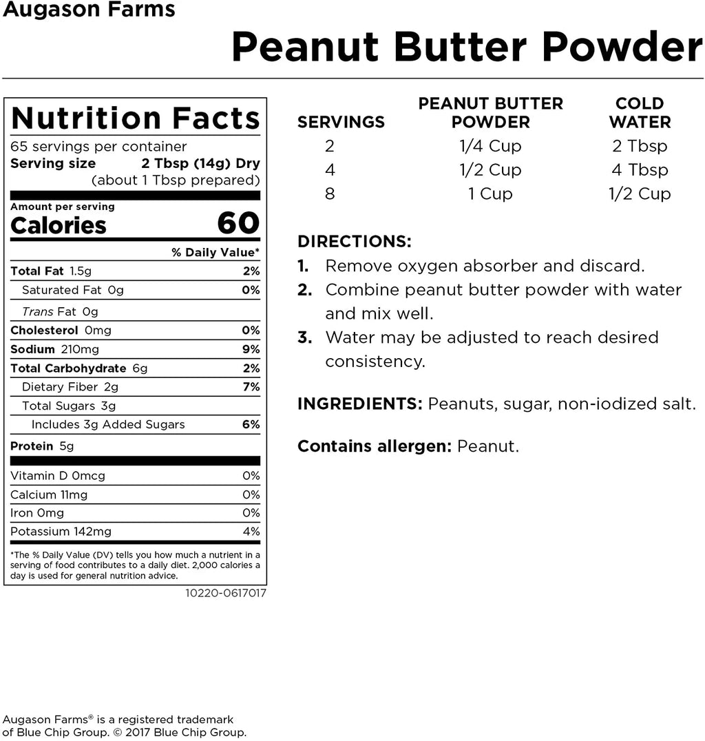 Peanut Butter Powder 2 Lbs B5222