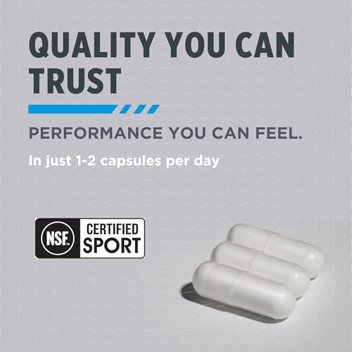 Creatine HCl Capsules for Muscle and Cognitive Support, 90 Count C8090