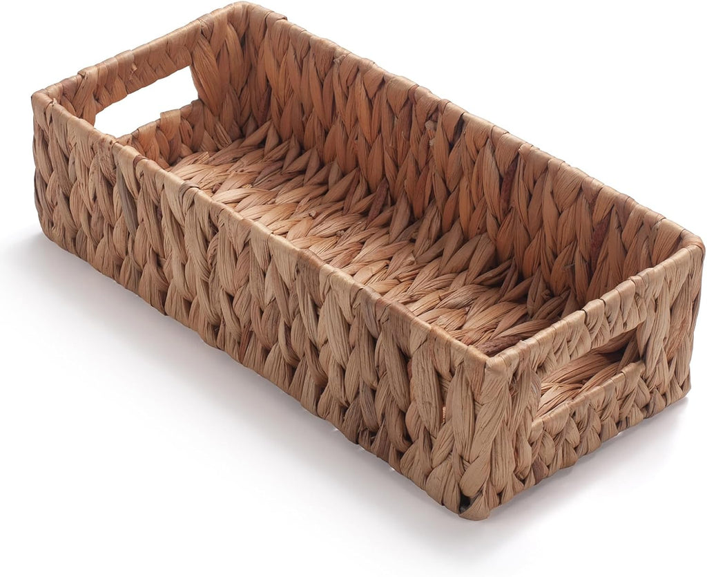Wicker Toilet Paper Storage Basket with Handles D47201