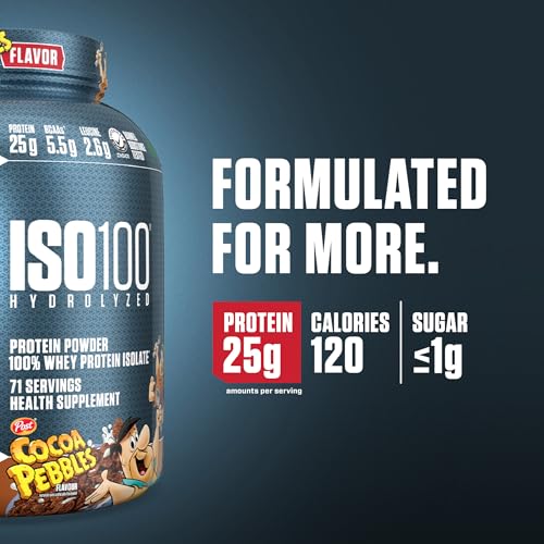 Whey Protein Powder Isolate, 25g Protein, 20 Servings Q942192