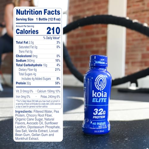 Plant Based Protein Shake, Chocolate, 32g Protein, 12 Fl Oz (Pack of 12) X659400