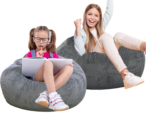 Faux Fur Bean Bag Chair for Adults with Filling Q65946