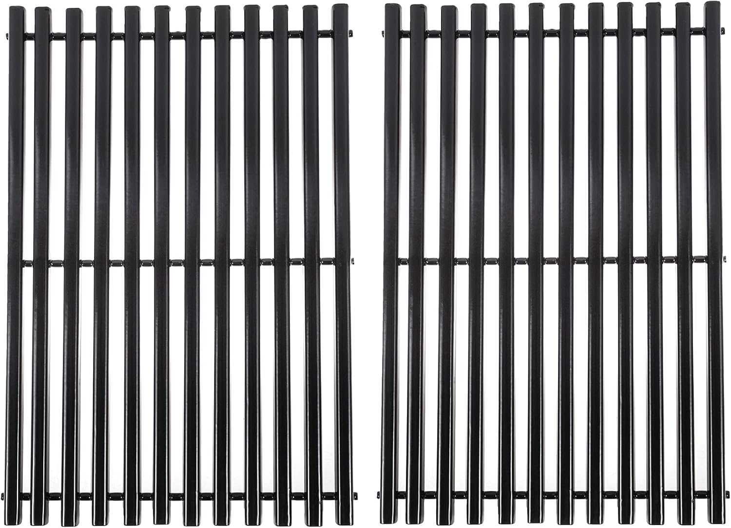 DELSbbq 7525 Porcelain Enameled Grill Grates for Weber Spirit 300 Series, Genesis Silver Gold B/C, Spirit 700, Cooking Grids Replacement Parts, 17-1/4 Inches