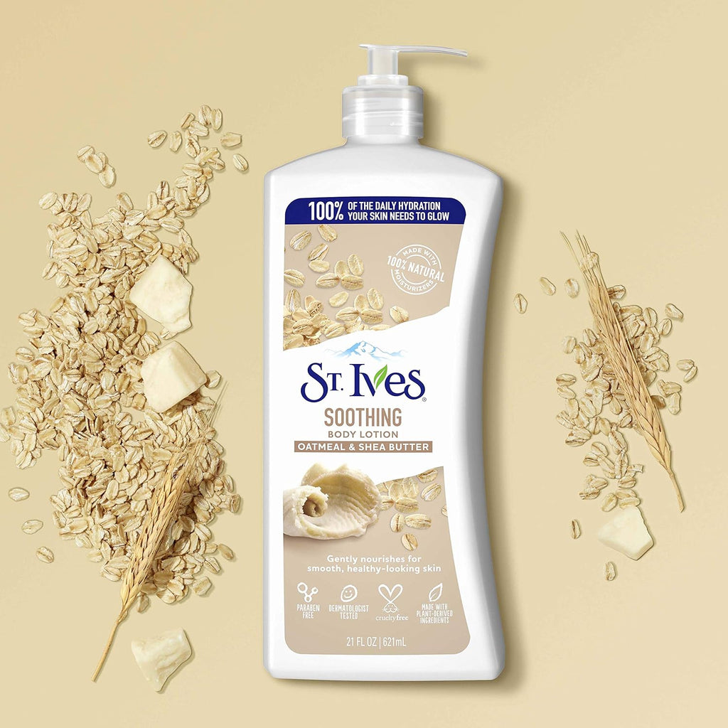 Soothing Hand & Body Lotion for Dry Skin with Oatmeal & Shea Butter, 21 oz I4855