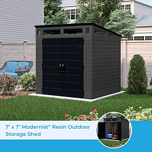 Outdoor Storage Shed, 200 cu. ft., Weatherproof & Lockable F901208