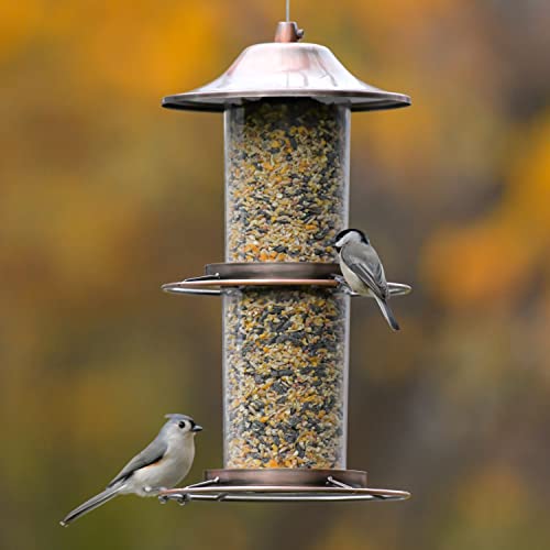 Copper Panorama Bird Feeder, 1 Tier J5683