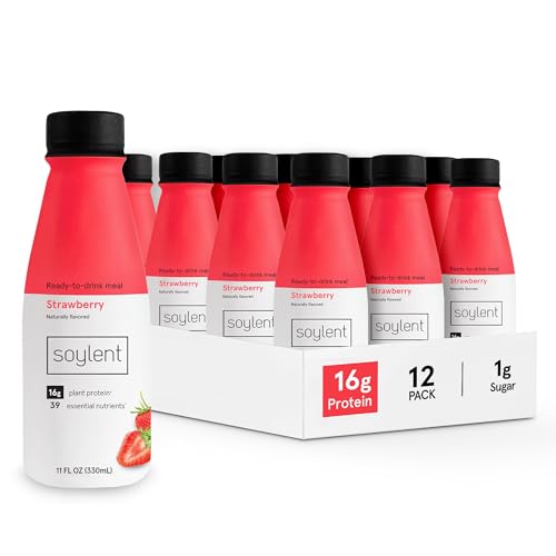Gingerbread Meal Replacement Shake, Plant Based Protein Drink, 11oz (12 Pack) B2352
