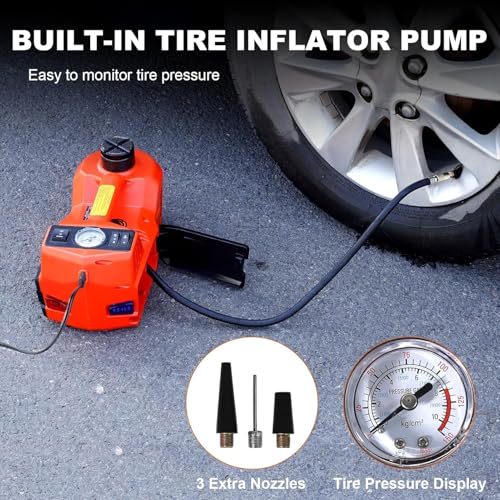 Car Jack Kit 5 Ton 12V with Impact Wrench and Tire Inflator B789